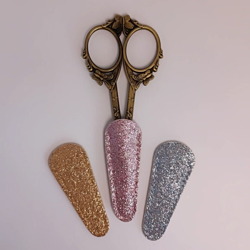 Saksbeskytter med glitter