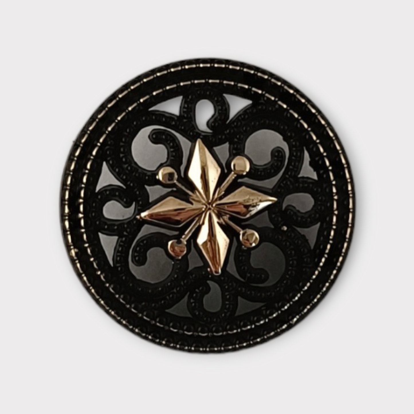 Kåpeknapp - to farger