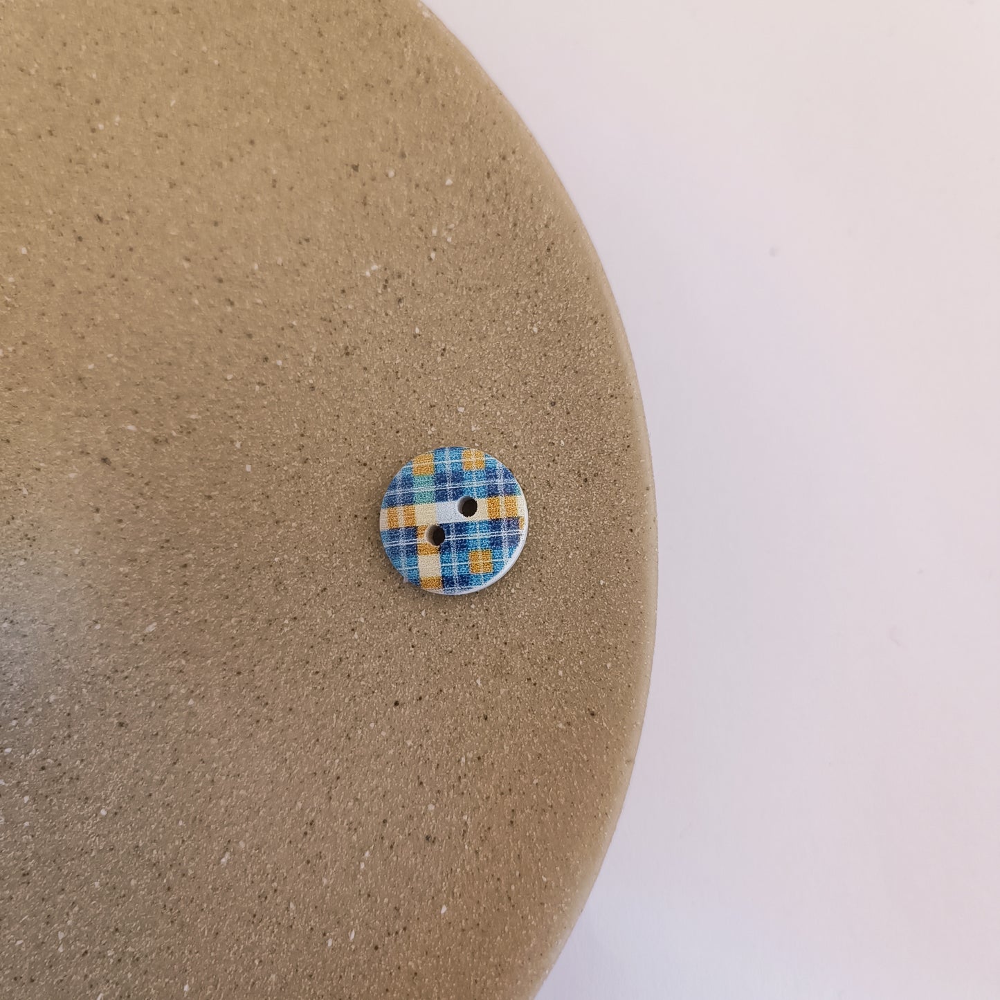 Malte treknapper - rutete - 15mm