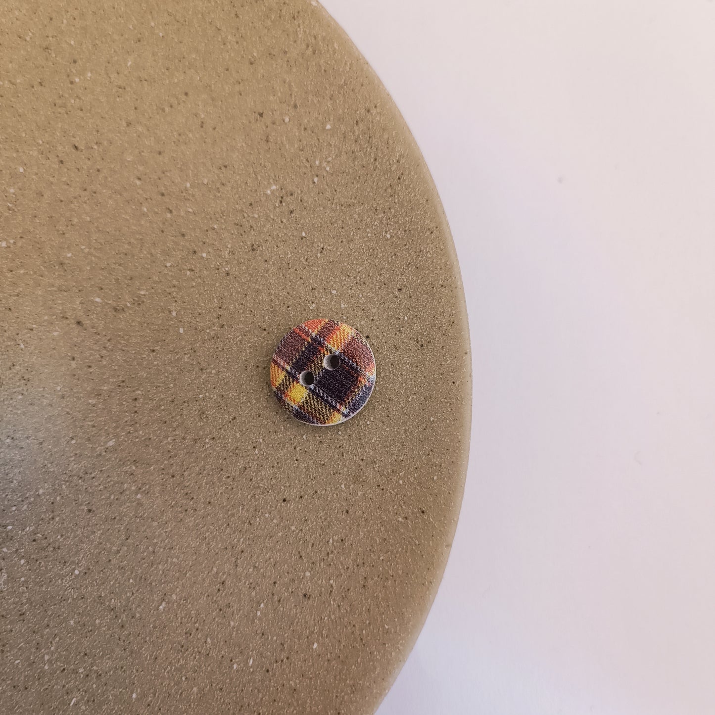 Malte treknapper - rutete - 15mm