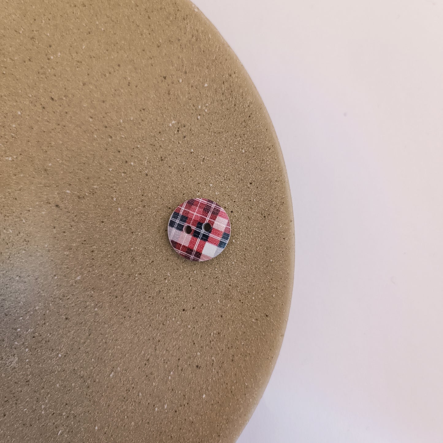 Malte treknapper - rutete - 15mm