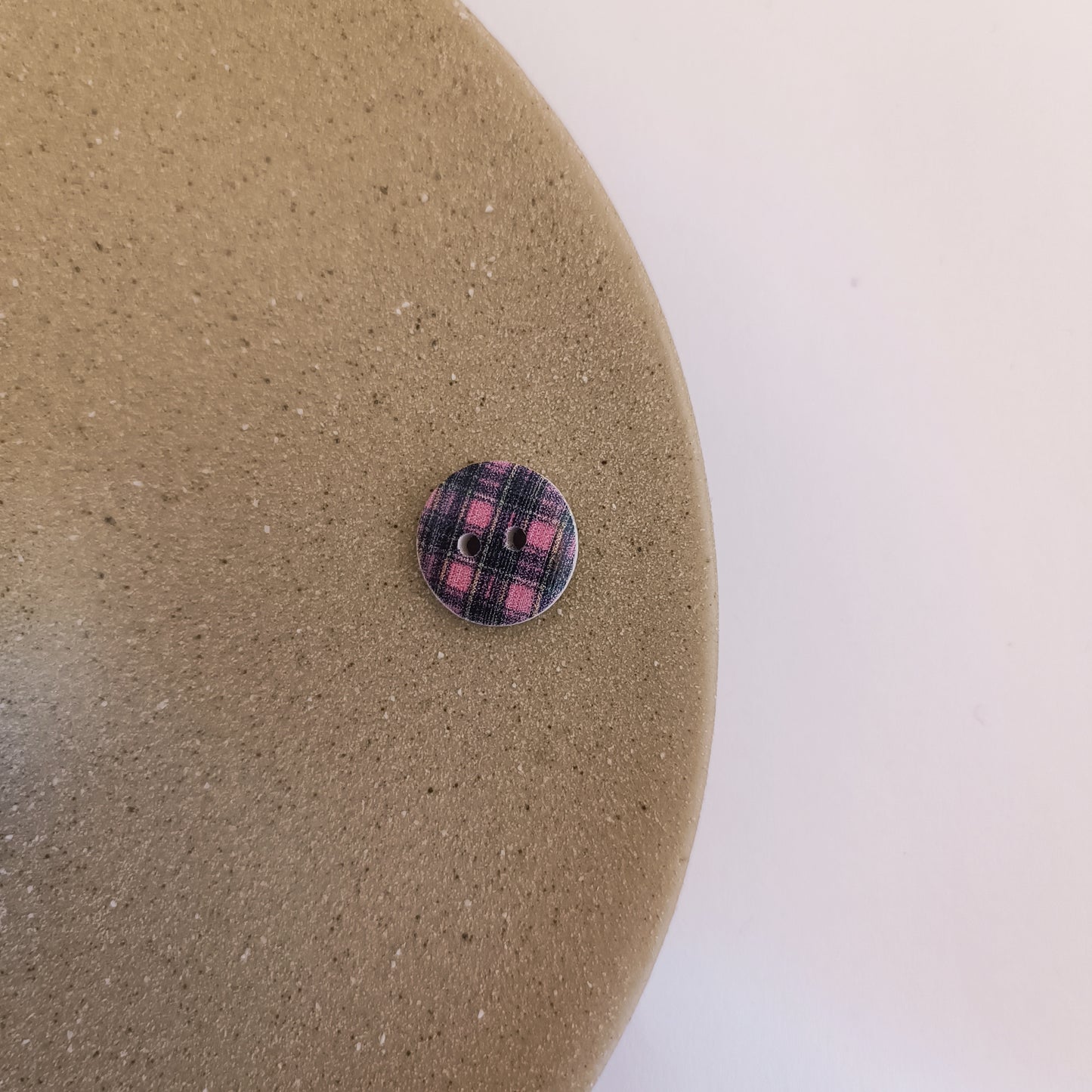 Malte treknapper - rutete - 15mm