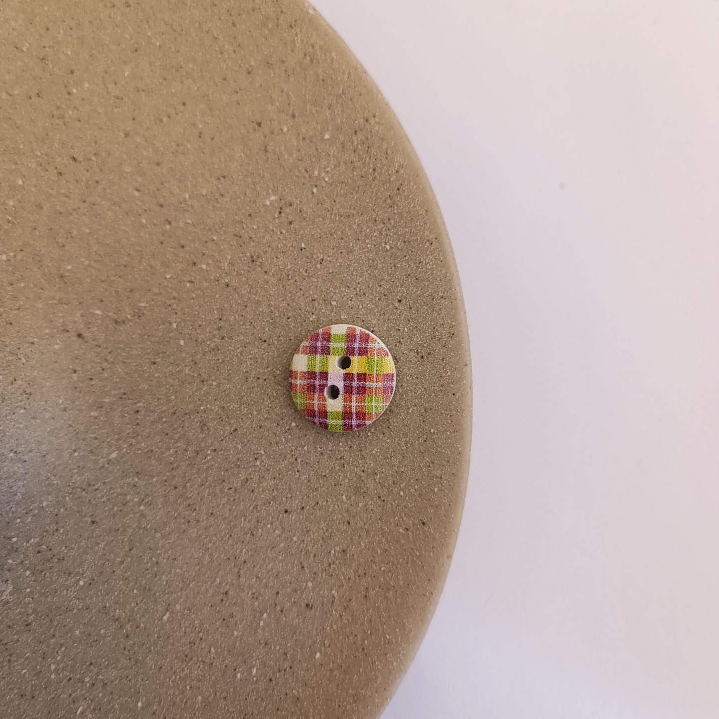 Malte treknapper - rutete - 15mm