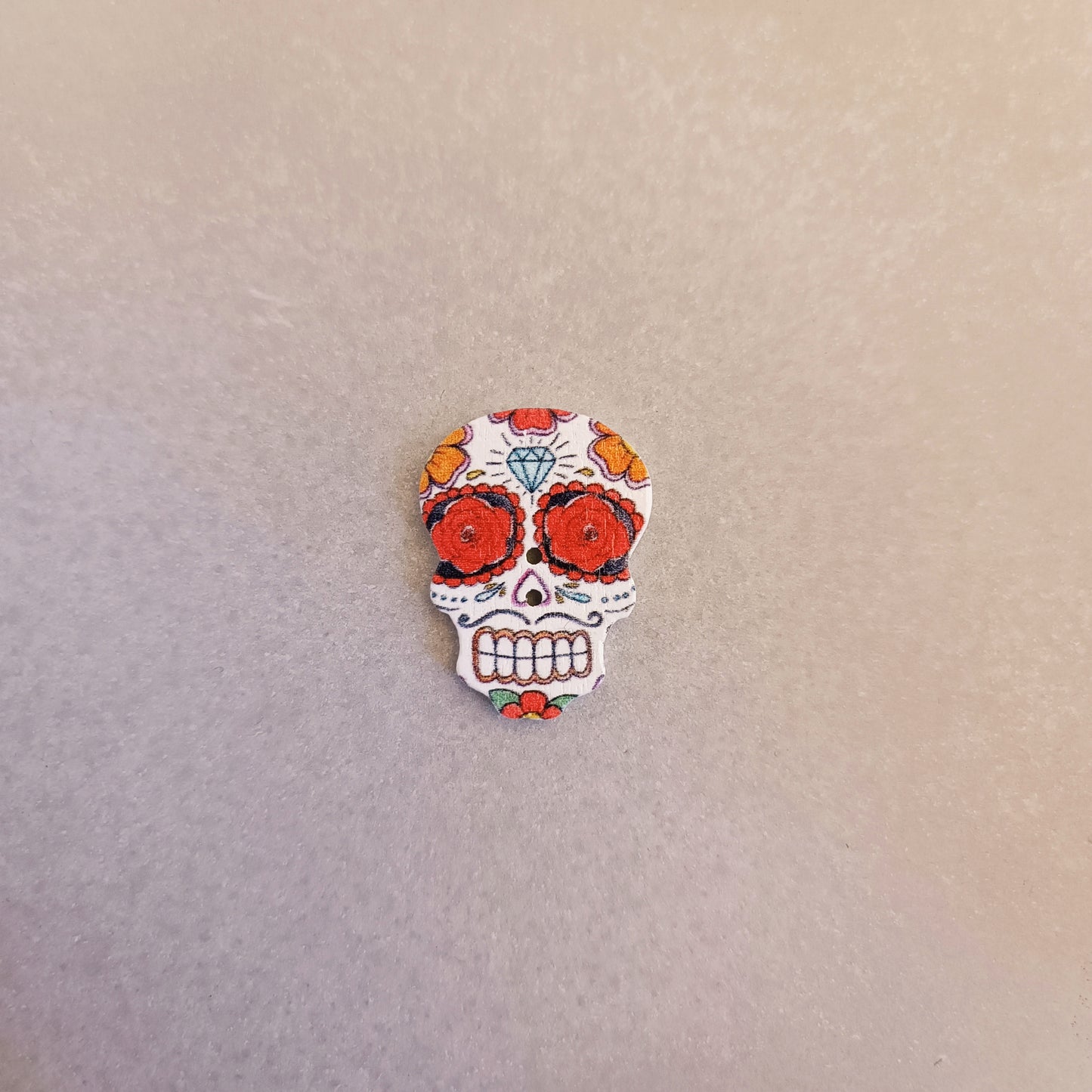 Treknapper - skull - 16-25mm