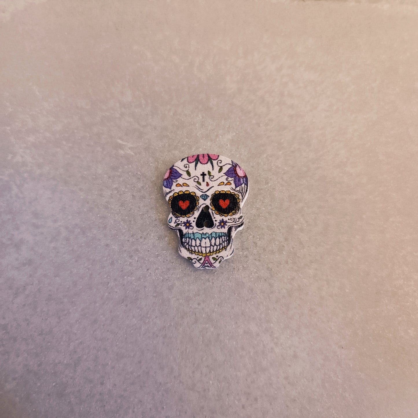 Treknapper - skull - 16-25mm