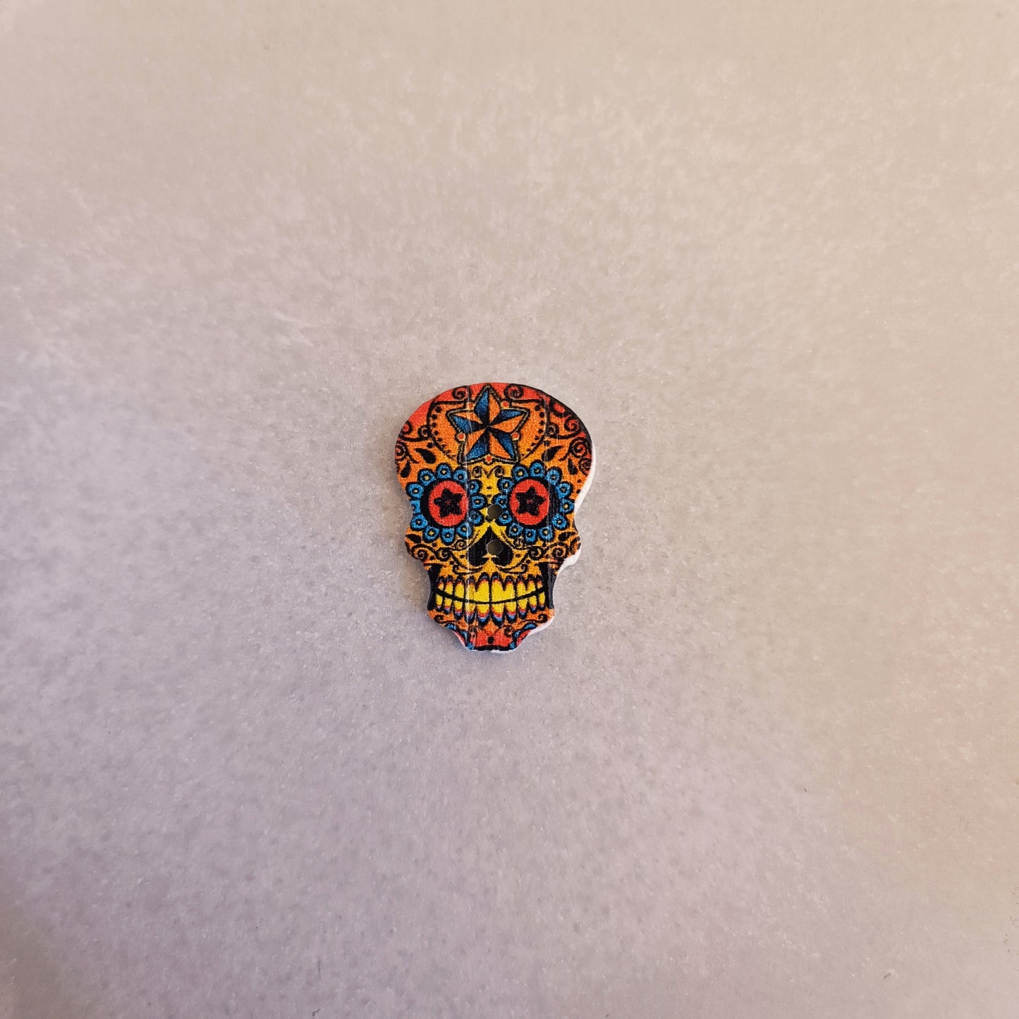 Treknapper - skull - 16-25mm