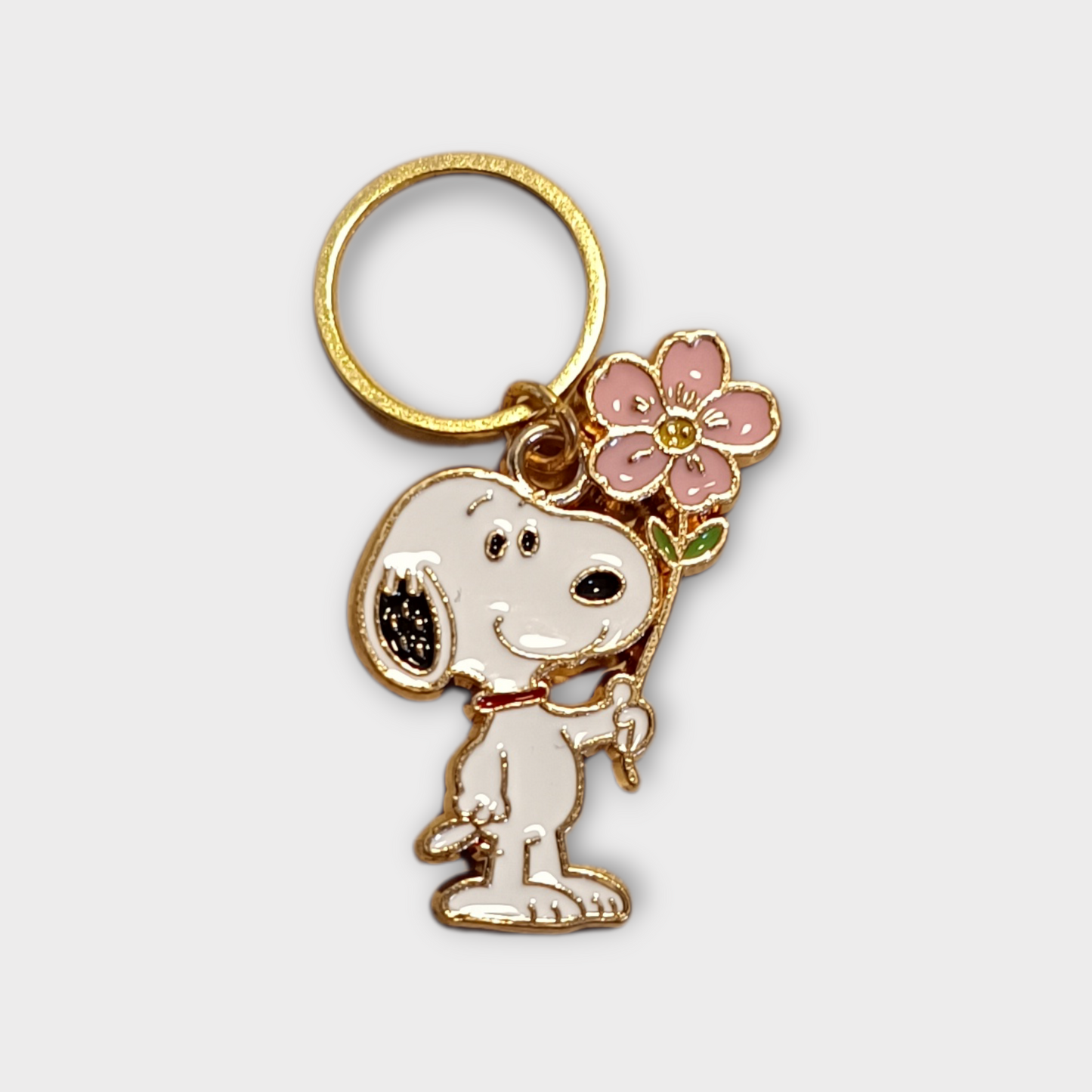 Snoopy med blomst